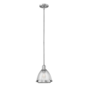 Lampa wisząca Elroy - 1 źródło światła - Szczotkowany nikiel Quintiesse