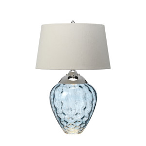 Lampa stołowa Samara - 2 źródła światła - Jasnoniebieska Quintiesse