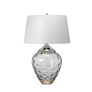 Lampa stołowa Samara - 2 źródła światła - Przydymione szkło Quintiesse