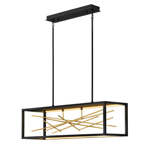 Podłużna lampa wisząca LED Styx Quintiesse