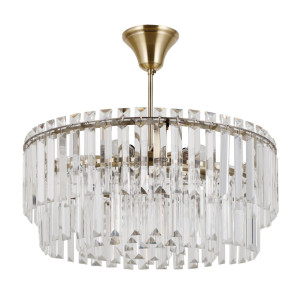 Brązowa Lampa Wisząca Buena E14 6-punktowa
