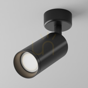 Reflektorek sufitowy Maytoni Focus czarny GU10 LED C017CW-01B