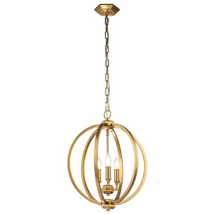 Średnia lampa wisząca Corinne - 3 źródła światła Elstead