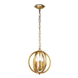 Mała lampa wisząca Corinne - 3 źródła światła Elstead