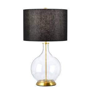 Lampa stołowa Orb - 1 źródło światła - Stary mosiądz Elstead