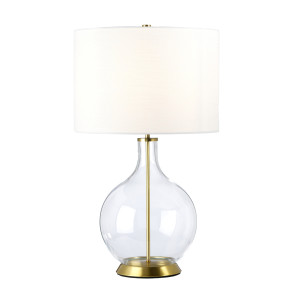 Lampa stołowa Orb - 1 źródło światła - Stary mosiądz Elstead