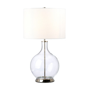 Lampa stołowa Orb - 1 źródło światła - Polerowany nikiel Elstead