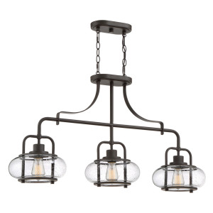 Lampa wisząca Trilogy - 3 źródła światła - Stary brąz Elstead