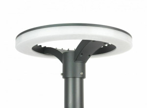 Latarnia ogrodowa LED SU-MA STR-HEAD ciemny popiel 44W 4000K IP65