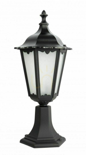 Lampa ogrodowa stojąca SU-MA Retro Classic czarna K 4011/1