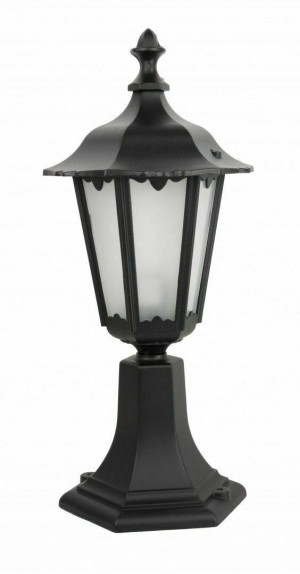 Lampa ogrodowa stojąca SU-MA Retro Midi K 4011/1/M czarna patynowana 45 cm