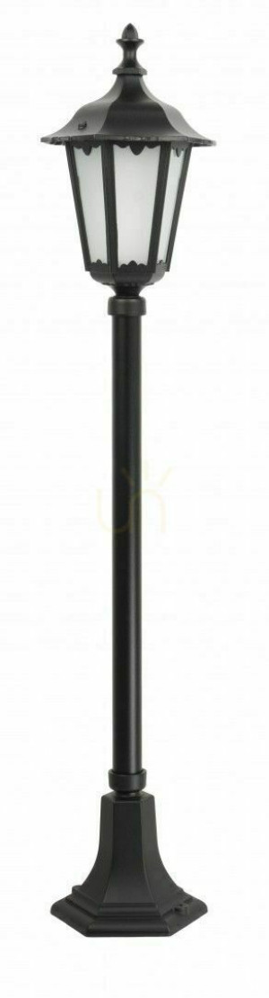 Lampa ogrodowa stojąca SU-MA Retro Midi czarna 106 cm K 5002/2/M