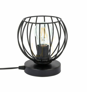 Lampa stołowa Sigma CHERRY czarna stal 16 cm E27 50310