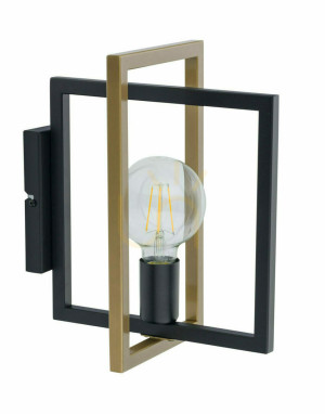 Kinkiet Sigma Eden czarno-złoty 32238
