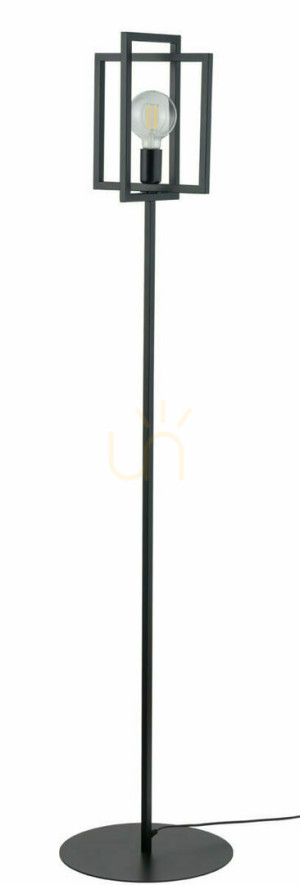 Lampa podłogowa Sigma Eden czarna stal E27 161 cm 50254