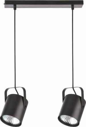 Lampa wisząca Sigma FLESZ czarna E27 2-punktowa 31242