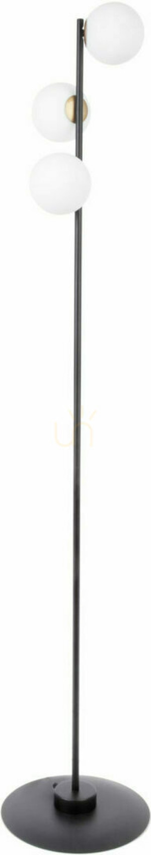 Lampa podłogowa Sigma Gama czarna 3xG9 stal lakierowana 160 cm 50203