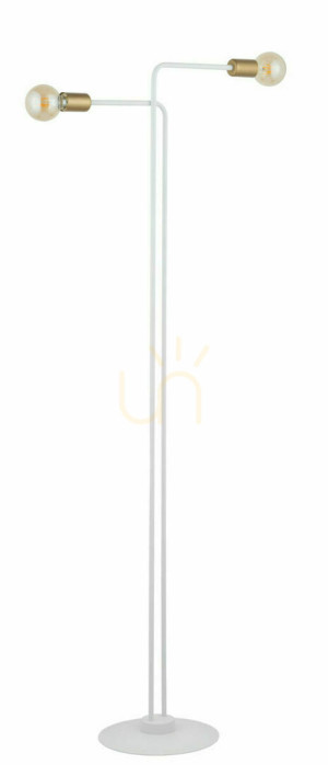 Lampa podłogowa Sigma Gino biały złoty 50315