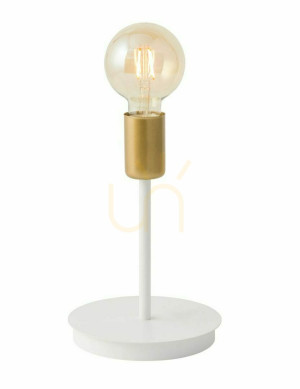 Lampa stołowa Sigma Gino biało-złota 50317
