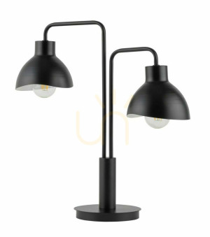 Lampa stołowa Sigma HOLI 2xE27 czarna stal lakierowana SKU 50330