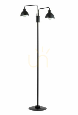 Lampa podłogowa Sigma HOLI czarno-biała 2xE27 ruchome ramiona 50332