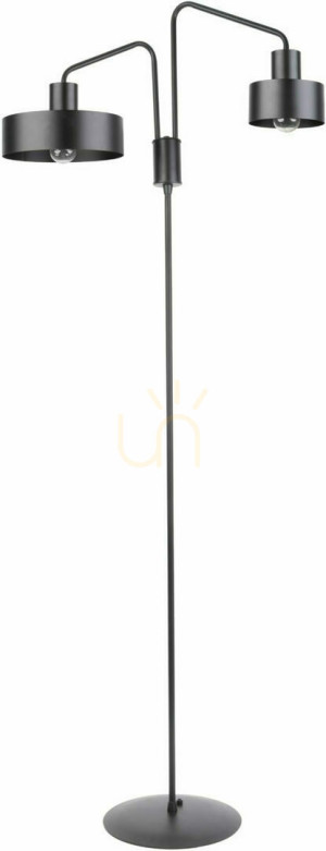 Lampa podłogowa Sigma Jumbo czarna stal lakierowana 50106