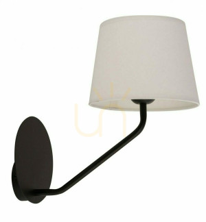 Lampa stołowa Sigma LIZBONA czarna biała 32114