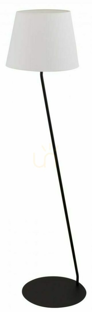 Lampa podłogowa Sigma Lizbona czarno-biała 50230