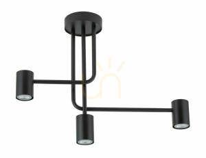 Plafon Sigma Luis 3 czarny 33420