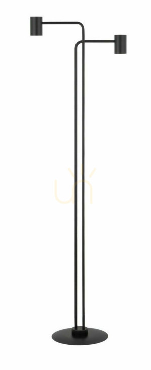 Lampa podłogowa Sigma Luis czarna 2xGU10 SKU 50355