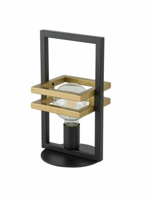 Lampa stołowa Sigma Merci czarno-złota 50318