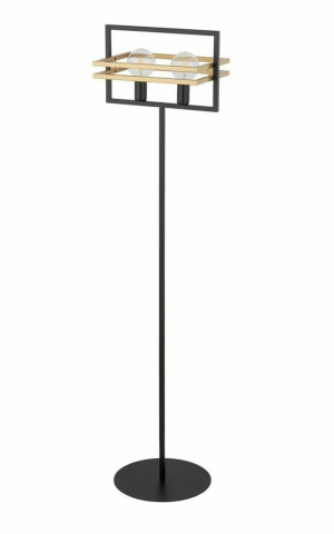 Lampa podłogowa Sigma Merci czarna złota 2xE27 50321