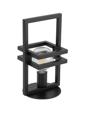 Lampa stołowa Sigma MERCI czarna stalowa 16 cm 50320