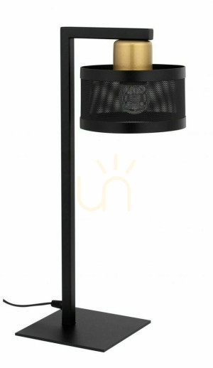 Lampa stołowa Sigma OFF czarno-złota 45 cm 50233