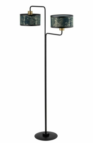 Lampa podłogowa Sigma Opera czarno-grafitowo-złota 50342