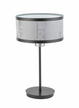 Lampka stołowa Sigma Opera czarno-szara 44 cm 50341