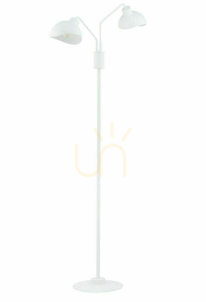 Lampa podłogowa Sigma Roy biała 2xE27 stal lakierowana 50329