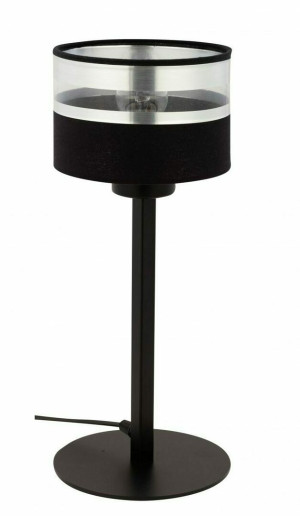 Lampa stołowa Sigma Sofia czarno-srebrna 37 cm SKU 50238