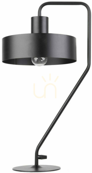 Lampa stołowa Sigma Vasco czarna stal lakierowana 50118