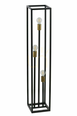Lampa podłogowa Sigma Vigo czarno-złota 3xE27 121 cm 50249