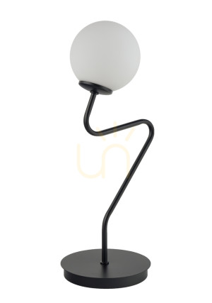 Lampa stołowa Sigma Zigzag czarna 12W G9 50259