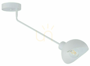 Plafon Sigma Roy 1 biały stal lakierowana 32428