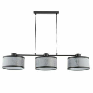 Lampa wisząca Sigma Glory 3 czarno-szara 99 cm 40522