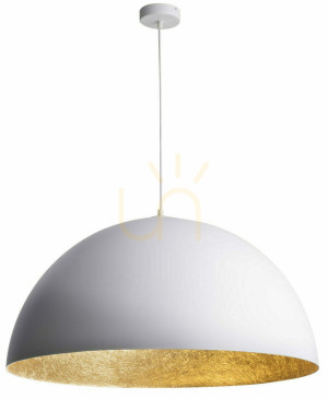 Lampa wisząca Sigma Sfera 90 biało-złota 30127