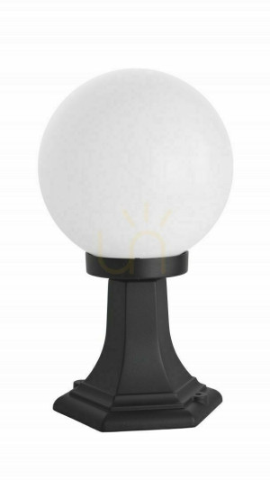 Lampa ogrodowa stojąca SU-MA czarna kula PMMA K 4011/1/K 200