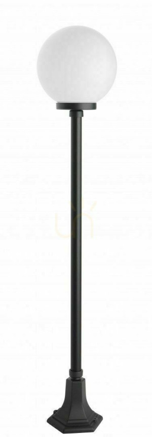 Lampa ogrodowa stojąca SU-MA czarna kula PMMA 153 cm K 5002/1/KP 250