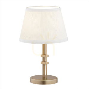Lampa stołowa ARGON Atrani śmietankowa stare złoto 8354