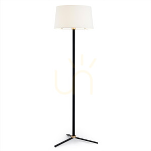 Lampa podłogowa ARGON CAVALINO 8308 śmietankowa czarna złota E27