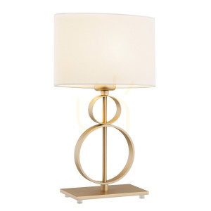 Lampa stołowa ARGON Perseo śmietankowa złota E27 8310