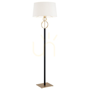 Lampa podłogowa ARGON PERSEO śmietankowa czarna złota 8309